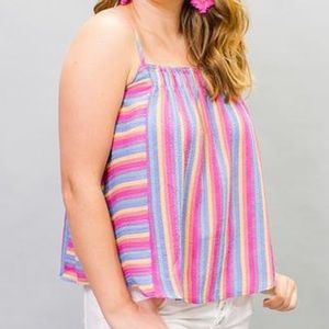 Rainbow Stripe Tank